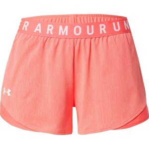 Sportovní kalhoty 'Play Up' Under Armour pink / bílá