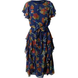 Šaty 'ALASHANY' Lauren Ralph Lauren tmavě modrá / olivová / rákos / červená