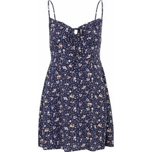Letní šaty 'Monica' Cotton On Petite námořnická modř / tmavě hnědá / oranžová / bílá