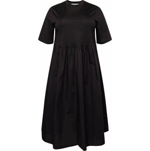 Šaty 'SAGA' Selected Femme Curve černá