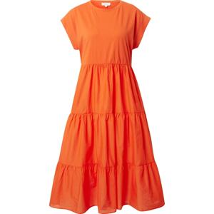 Šaty s.Oliver oranžově červená