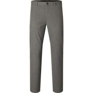 Chino kalhoty 'Robert' Selected Homme šedý melír