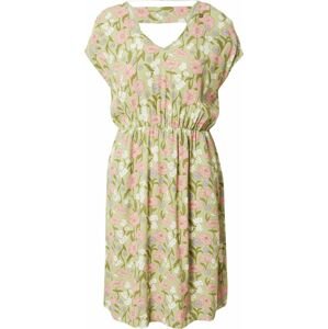 Šaty 'FLORRENCE' Ragwear béžová / světlemodrá / světle zelená / růžová