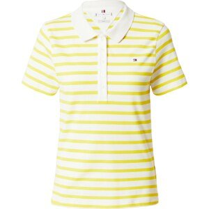 Tričko Tommy Hilfiger žlutá / bílá