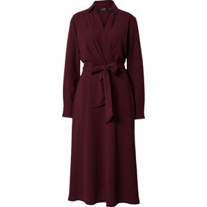 Šaty Lauren Ralph Lauren burgundská červeň