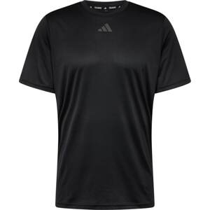 Funkční tričko adidas performance šedá / limetková / černá
