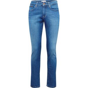 Džíny 'SCANTON' Tommy Jeans námořnická modř / modrá džínovina / jasně červená / přírodní bílá