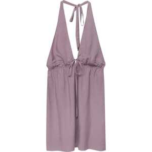 Letní šaty Pull&Bear bledě fialová