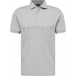 Tričko Hackett London šedá / šedý melír