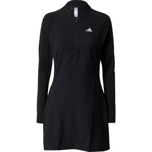 Sportovní šaty adidas Golf stříbrně šedá / černá