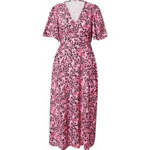 Šaty Dorothy Perkins pink / růžová / černá