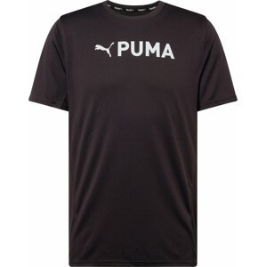 Funkční tričko 'Ultrabreathe' Puma černá / bílá