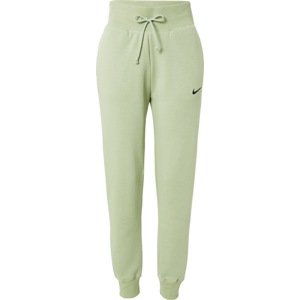 Kalhoty Nike Sportswear světle zelená / černá