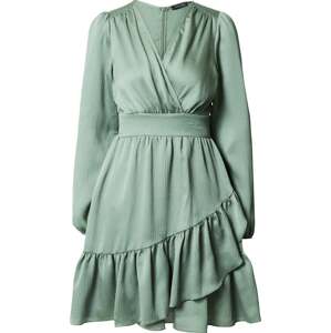 Koktejlové šaty SWING pastelově zelená