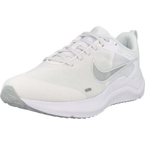 Běžecká obuv 'DOWNSHIFTER 12' Nike světle šedá / bílá
