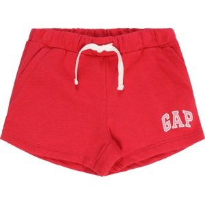 Kalhoty GAP růžová / červená / bílá