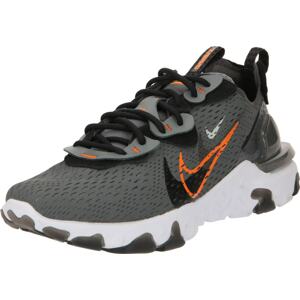 Tenisky Nike Sportswear tmavě šedá / oranžová / černá