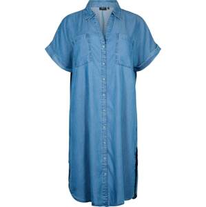 Košilové šaty 'JGRIA' Zizzi modrá džínovina
