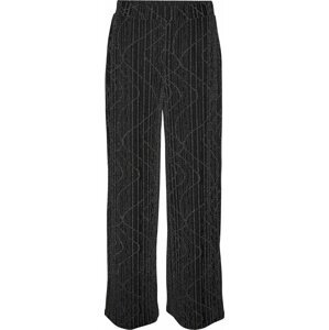 Kalhoty 'KANZ' Vero Moda světle šedá / černá