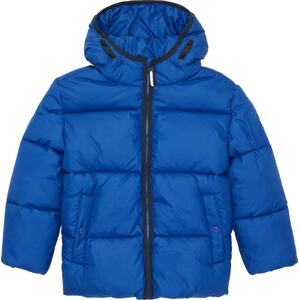Přechodná bunda Tom Tailor kobaltová modř / bílá