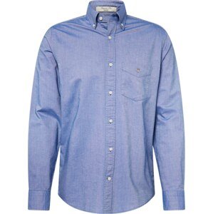 Společenská košile Gant modrá džínovina