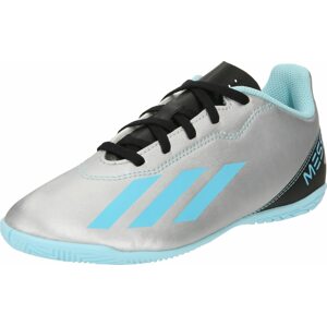 Sportovní boty 'X Crazyfast Messi.4 Indoor' adidas performance aqua modrá / stříbrně šedá / černá