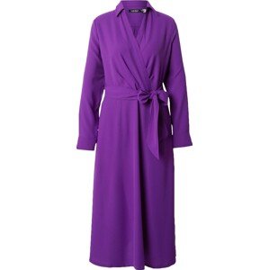 Šaty Lauren Ralph Lauren tmavě fialová
