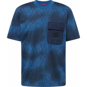 Tričko 'Dengduang' HUGO modrá / marine modrá