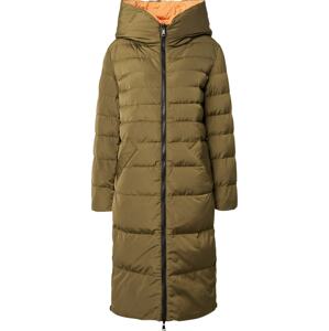 Zimní kabát RINO & PELLE olivová / oranžová