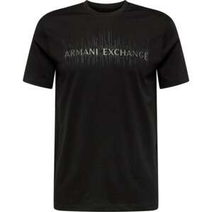 Tričko Armani Exchange šedá / černá
