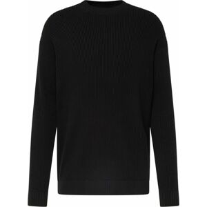 Svetr 'BLOWN UP' Calvin Klein Jeans černá / bílá