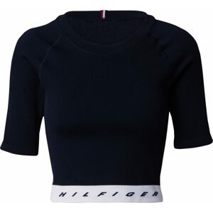 Funkční tričko Tommy Hilfiger námořnická modř / bílá