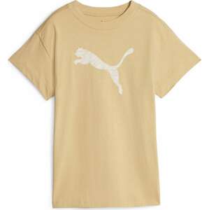 Funkční tričko 'HER' Puma písková / přírodní bílá