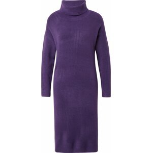 Úpletové šaty Cartoon fialová