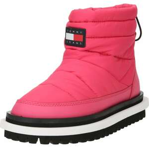 Sněhule Tommy Jeans světle růžová / černá / bílá