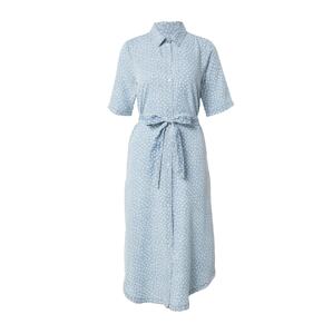 NÜMPH Košilové šaty 'POULINA' modrá džínovina / bílá