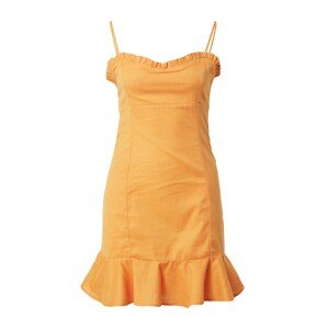 BRAVE SOUL Letní šaty jasně oranžová