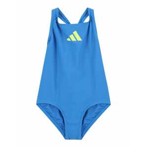 ADIDAS PERFORMANCE Sportovní plavky azurová modrá / světle žlutá