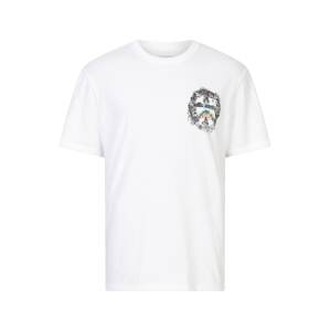 AllSaints Tričko 'CHANCER' světlemodrá / růžová / černá / bílá