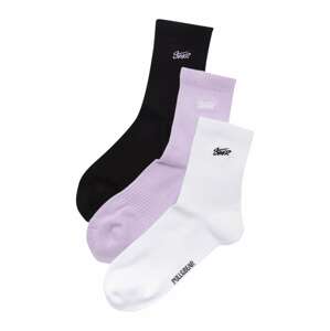 Pull&Bear Ponožky  světle fialová / černá / bílá