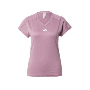 ADIDAS PERFORMANCE Funkční tričko bledě fialová / bílá