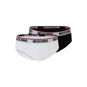 Moschino Underwear Boxerky šedá / burgundská červeň / černá / bílá