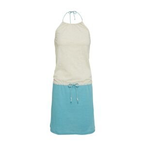 Iriedaily Letní šaty béžová / aqua modrá