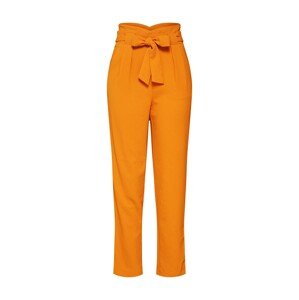 ONLY Kalhoty se sklady v pase 'PIPER PAPERBAG'  oranžová