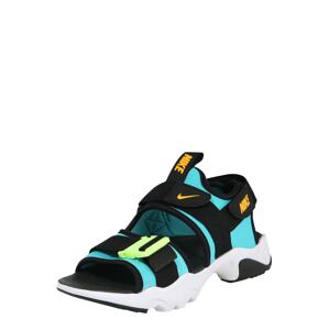Nike Sportswear Sandály 'Canyon' tyrkysová / černá / bílá