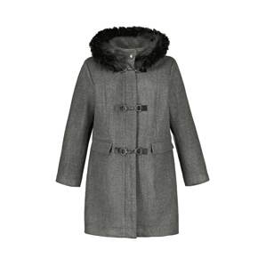 Ulla Popken Zimní kabát  šedý melír