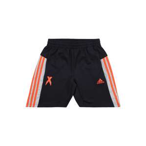 ADIDAS PERFORMANCE Sportovní kalhoty námořnická modř / stříbrně šedá / oranžová