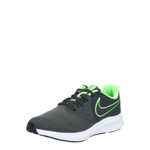 NIKE Sportovní boty 'STAR RUNNER 2'  tmavě šedá / svítivě zelená