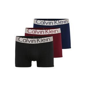 Calvin Klein Underwear Boxerky  modrá / šedá / rubínově červená / černá