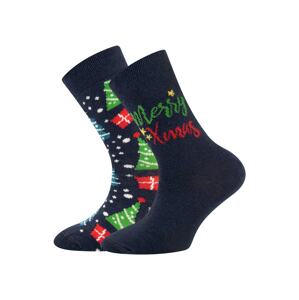 EWERS Ponožky tmavě modrá / zelená / červená / bílá